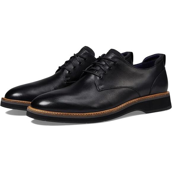 NWT Cole Haan Men's Osborn Grand 360 Plain Toe Oxfords, Black-Size 9.5